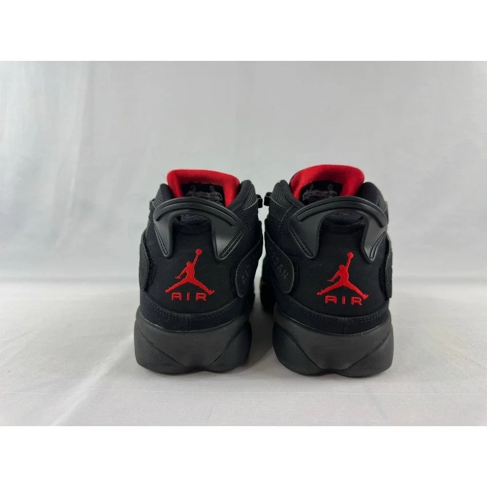 Nike Air Jordan 6 Rings 'Black Red Sulfur' 322992-065 Men's Size 9
